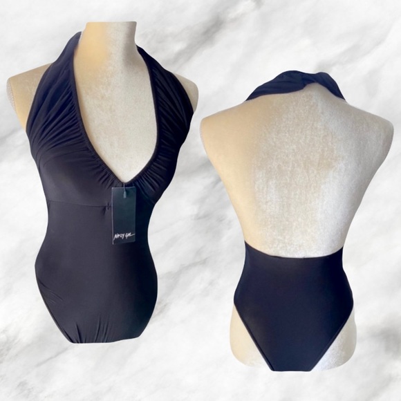 Nasty Gal Tops - NWT Nasty Gal Cut Out Slinky Bodysuit